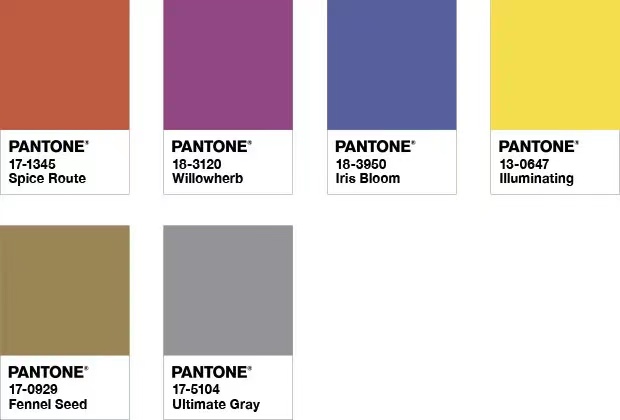 PANTONE  2021年度色：亮麗黃（13-0647）&極致灰（17-5104）(圖16)