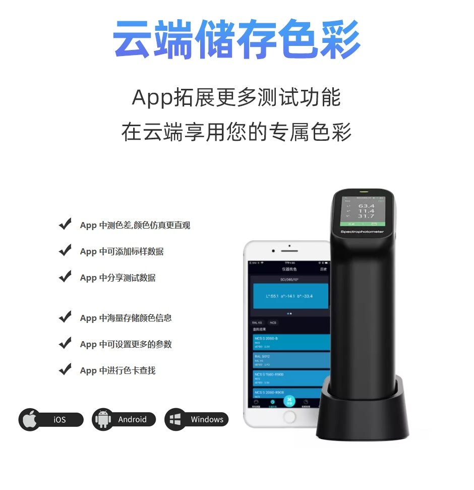 彩譜分光測色儀專業(yè)版/高級版CS-500/CS-520(圖9)