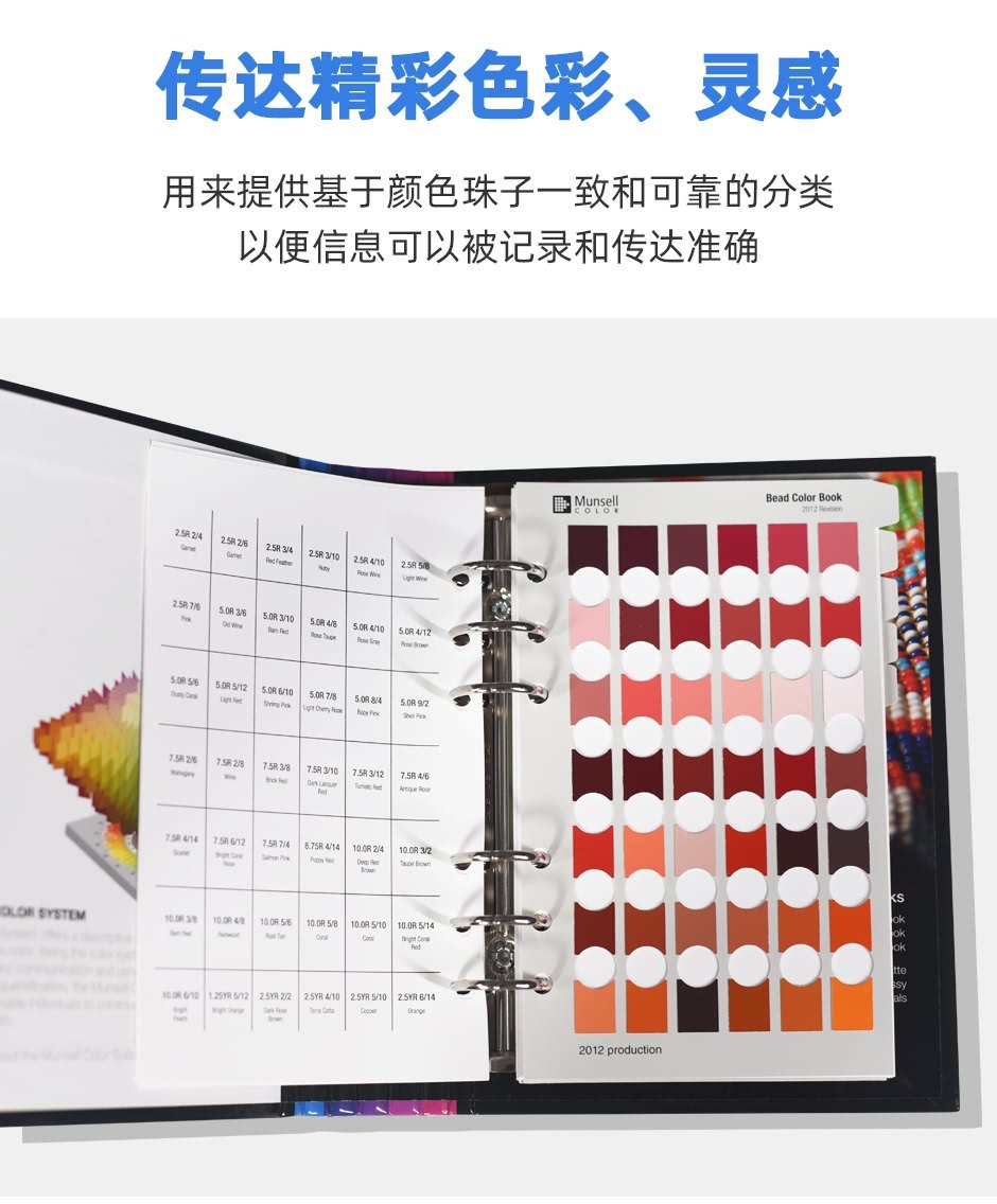 Munsell孟塞爾珠子色彩圖表(圖4)